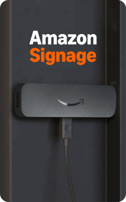 Amazon Signage and USB port
