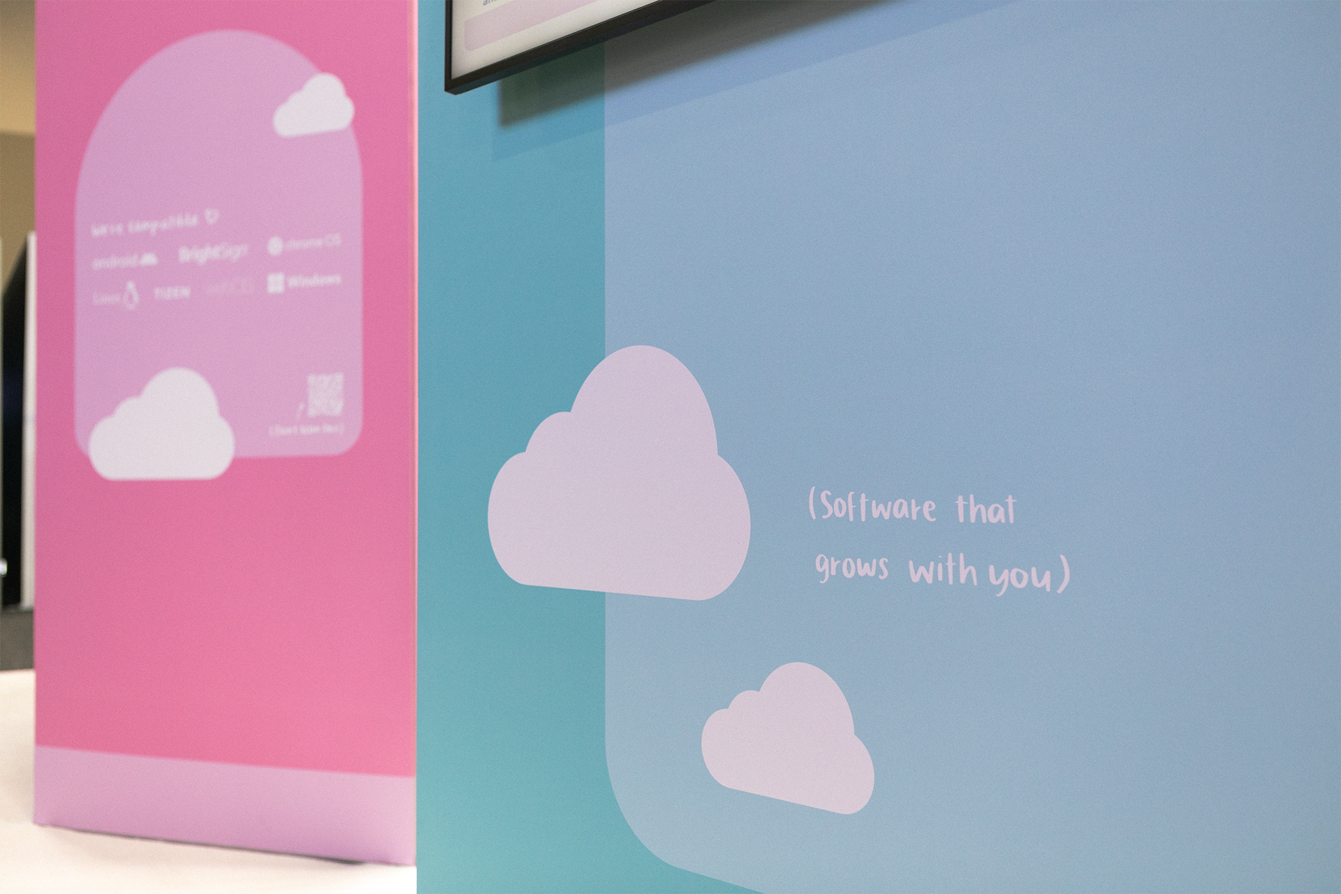 Fusion Signage Stand Integrate Expo 2024