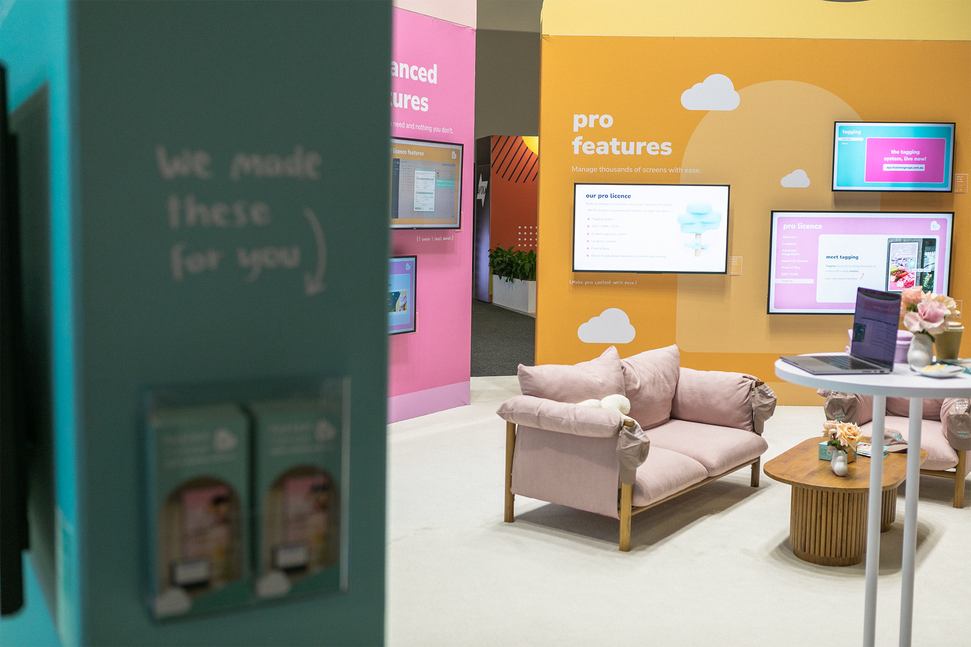 Fusion Signage Stand Integrate Expo 2024