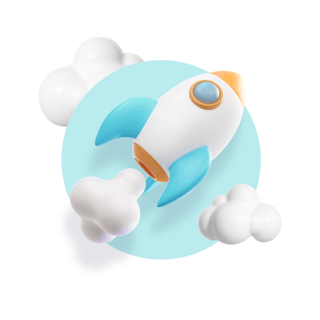 3D-Rocket-in-Clouds-Fusion-Signage
