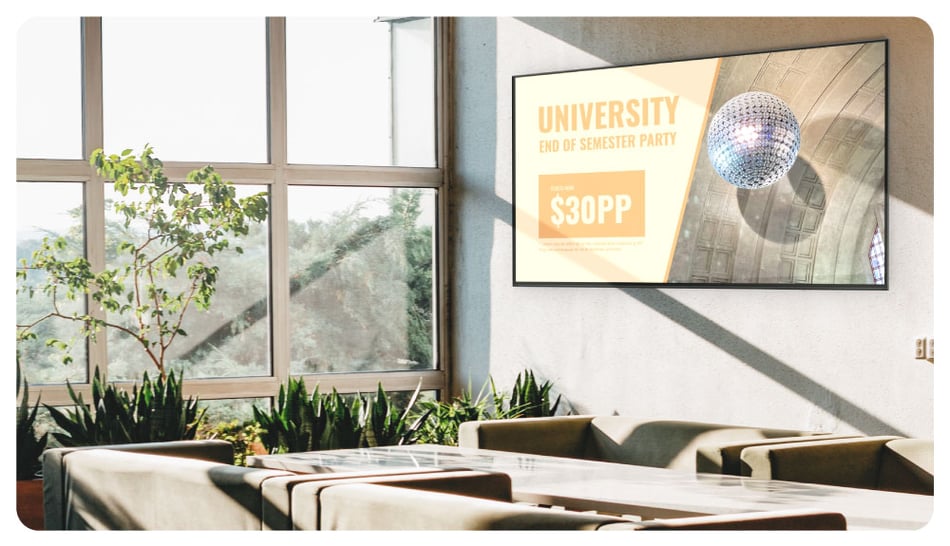 School Digital Signage Example 2