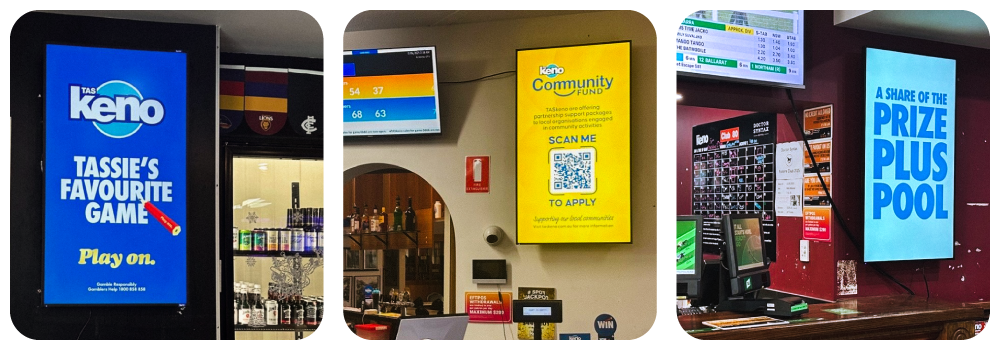 Fusion Signage powering TASkeno's digital signage